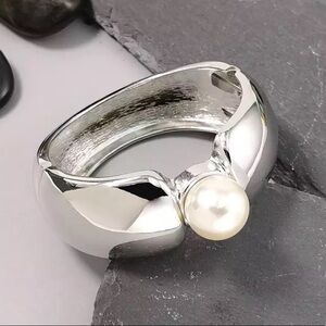 Big Silver Cuff Bracelets Bangles